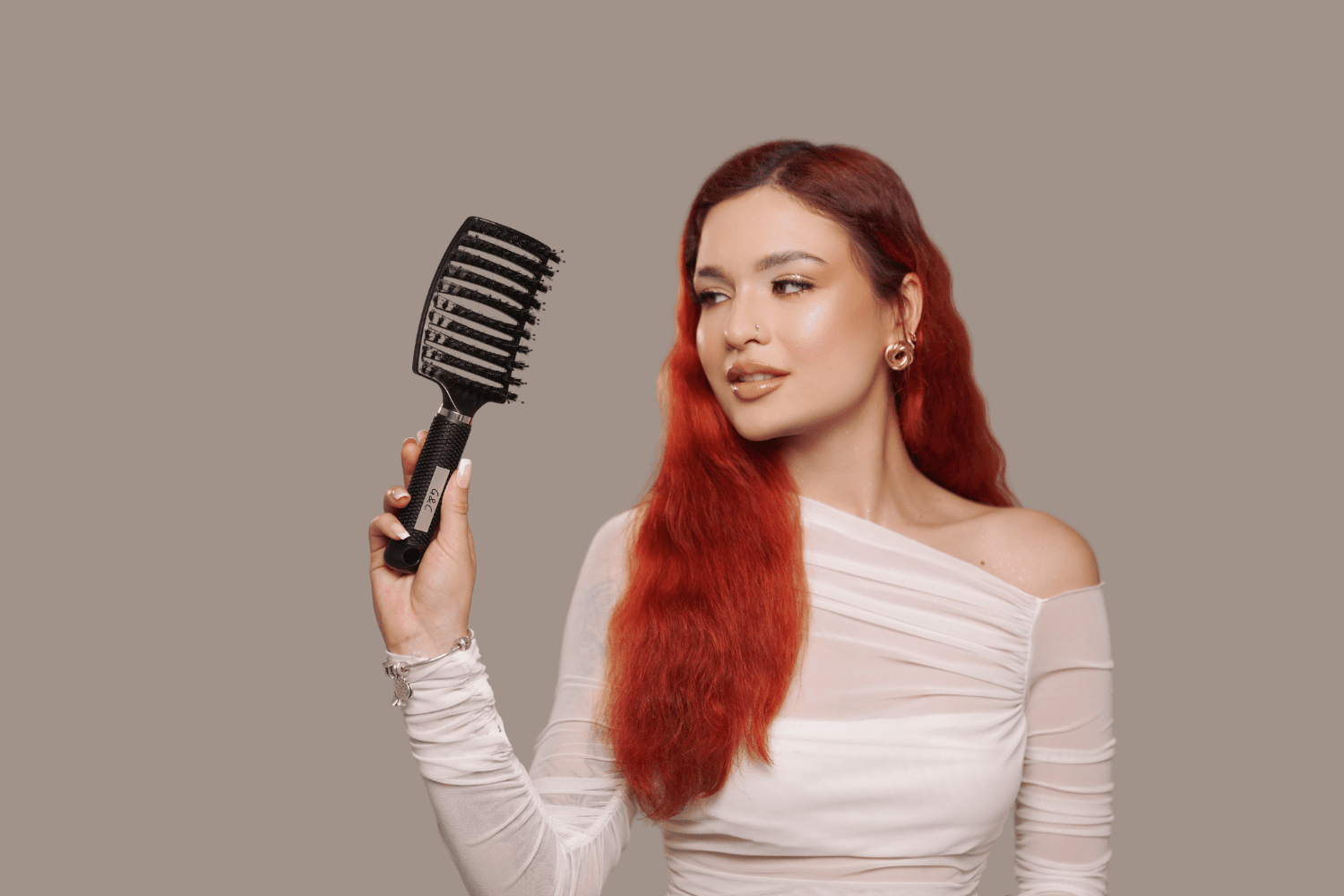 G&C Detangling Brush | Gentle Hair Detangler for Wet & Dry Hair