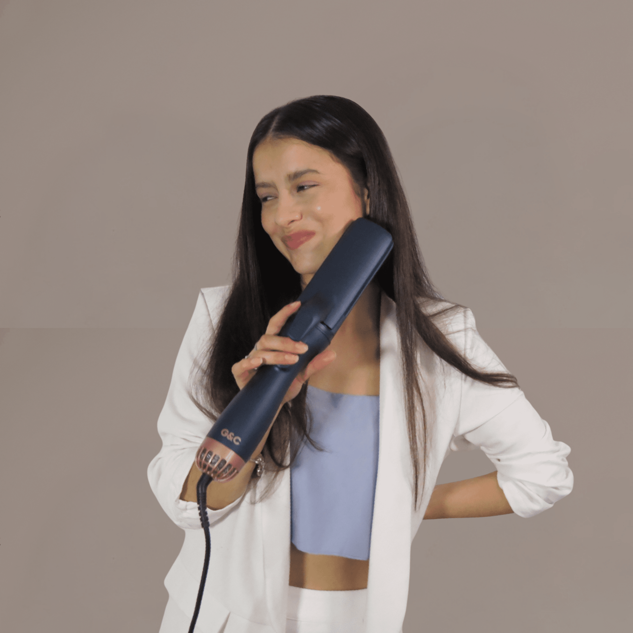 G&C Duo Air Straightener 2-in-1 Airflow Hair Straightener & Styler