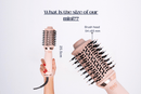 Mini Blowout Brush Dual Voltage Travel small Dryer Brush G&Ch – professional hair tool by Gold Class G&C